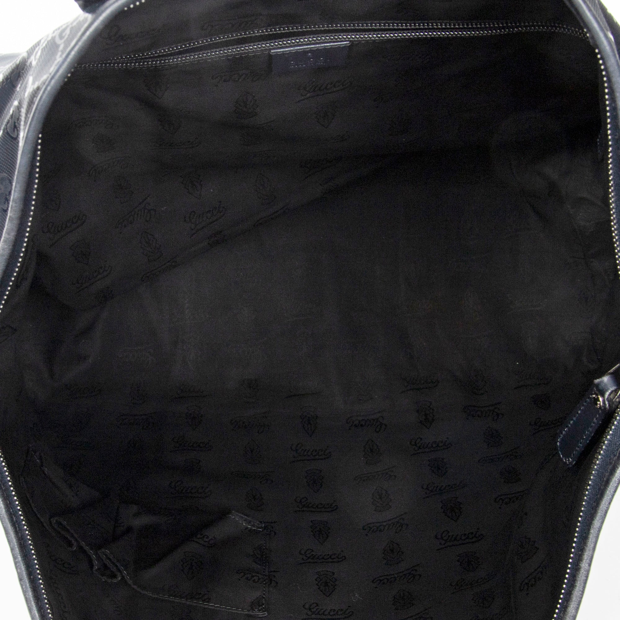 Handbag Medium Joy Tote Navy Guccissima Imprint Coated Canvas