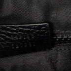 Shoulder Bag Mini Web Flat Messenger Black Monogrammed Nylon Canvas