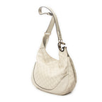 Shoulder Bag Charlotte Messenger Ivory Guccissima Leather