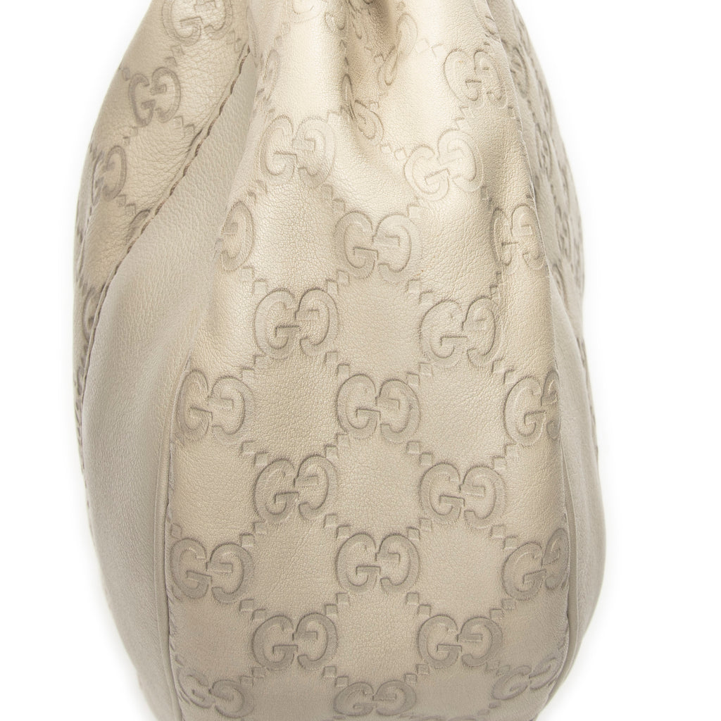 Shoulder Bag Charlotte Messenger Ivory Guccissima Leather