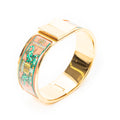 Bracelet Loquet Enamel Bangle Gold Gold Plated