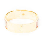 Bracelet Loquet Enamel Bangle Gold Gold Plated
