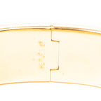 Bracelet Loquet Enamel Bangle Gold Gold Plated