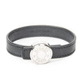 Bracelet Clou de Selle Bracelet Black Swift Leather