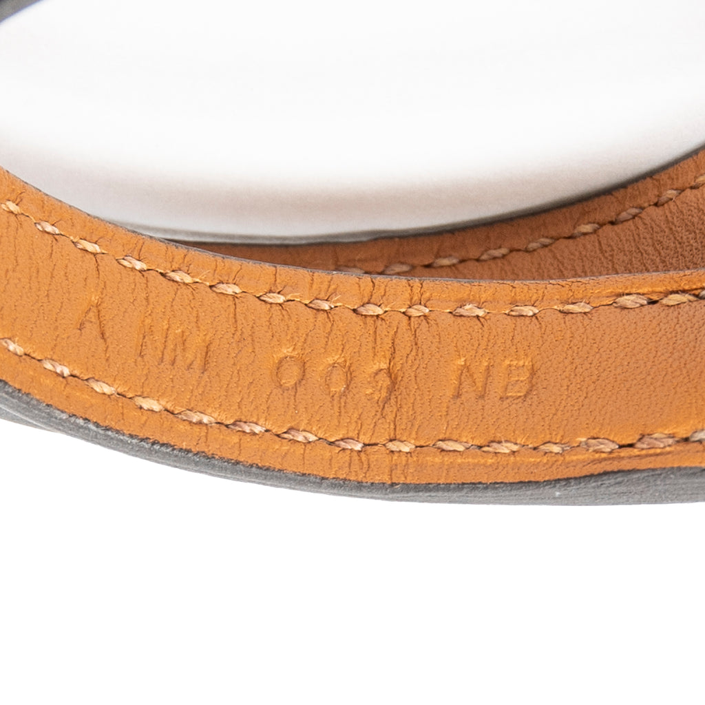 Bracelet Rivale Double Tour Bracelet Grey Swift Leather