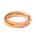 Bracelet Behapi Triple Tour Bracelet Brown Swift Leather