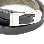 Bracelet Kelly Ardion Triple Tour Bracelet Black Swift Leather