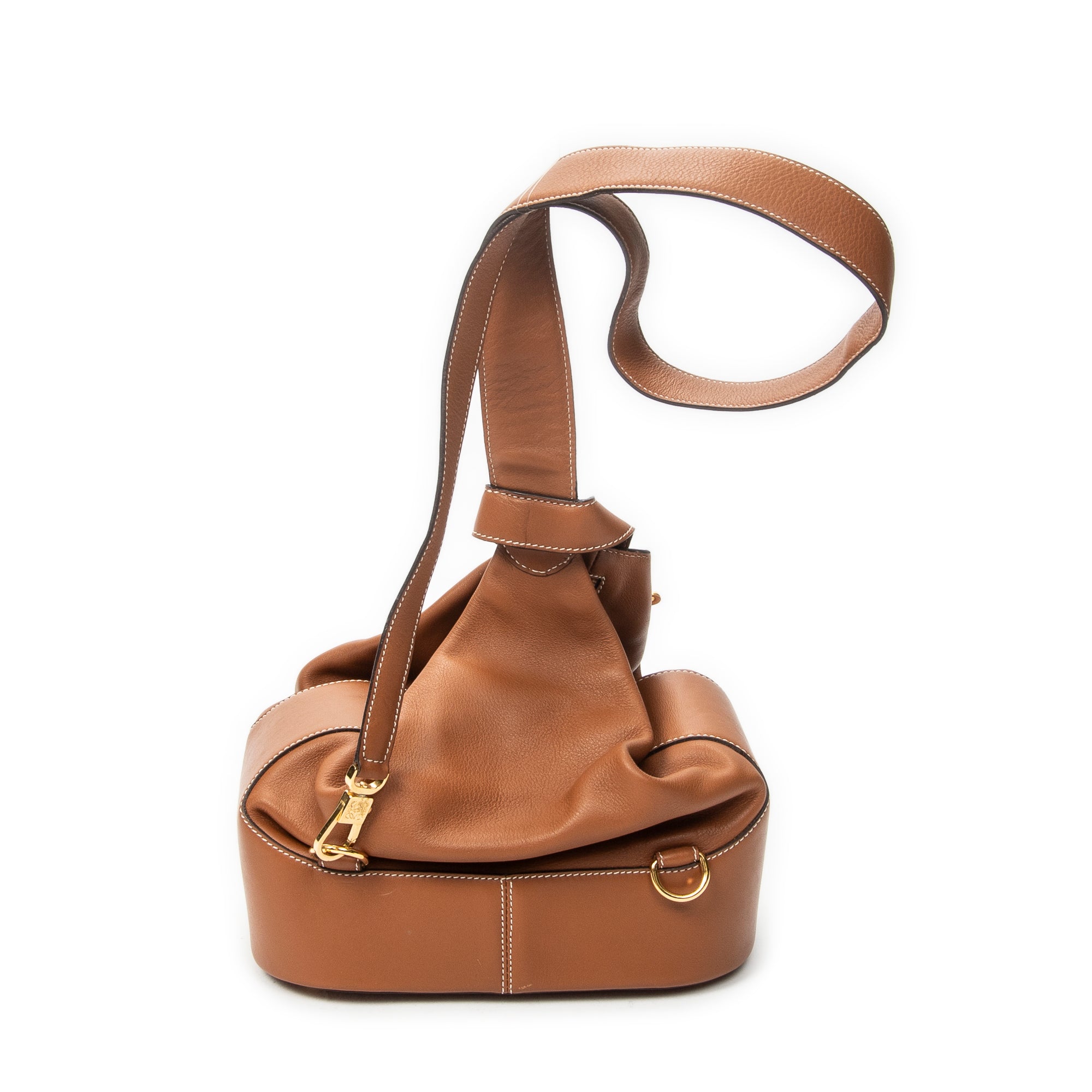 Backpack Vintage Anton Backpack Brown Calfskin Leather