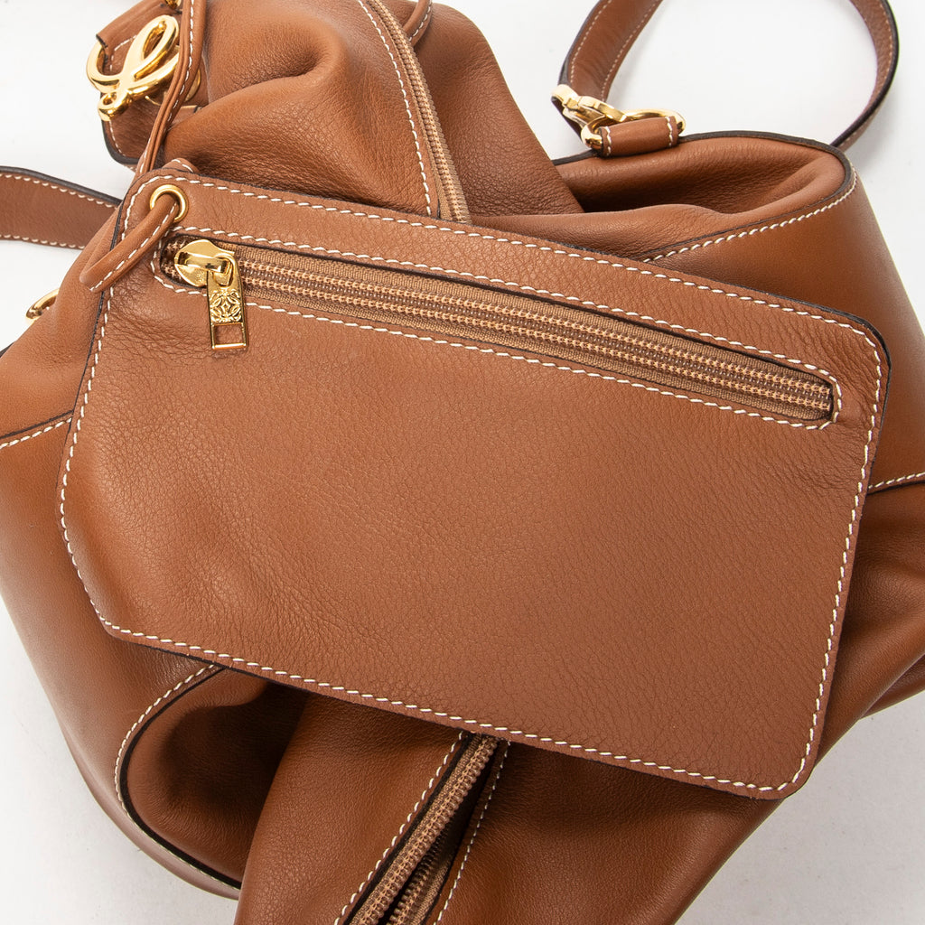 Backpack Vintage Anton Backpack Brown Calfskin Leather