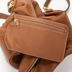 Backpack Vintage Anton Backpack Brown Calfskin Leather