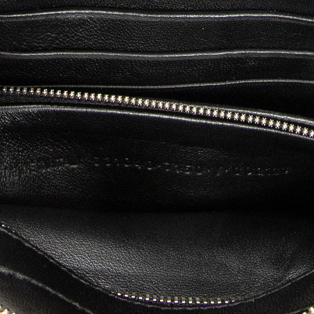 Shoulder Bag XS Triangle Duffle Yellow Calfskin Leather