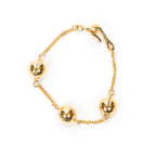 Bracelet CC Triple Ball Bracelet Gold Gold Plated