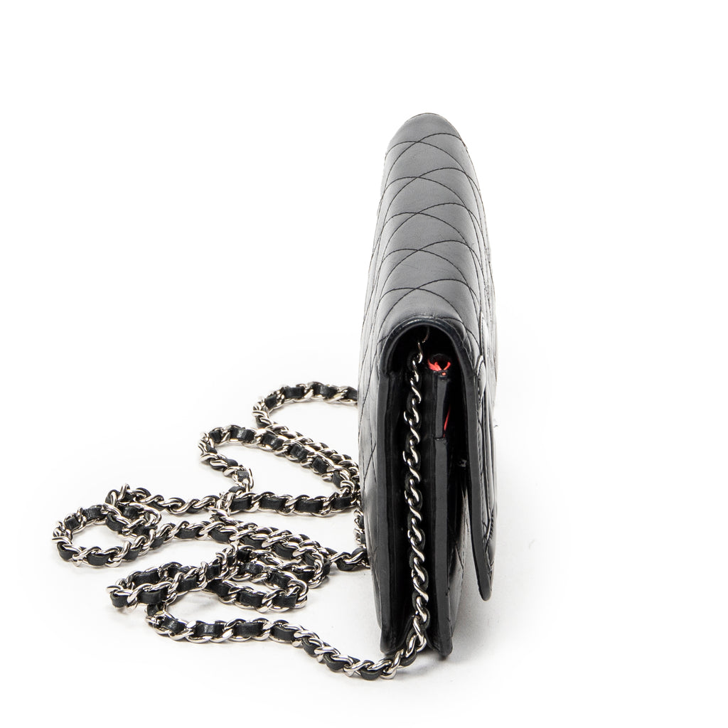 Wallet Cambon Ligne Wallet on Chain Black Quilted Lambskin Leather