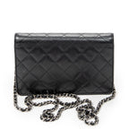 Wallet Cambon Ligne Wallet on Chain Black Quilted Lambskin Leather