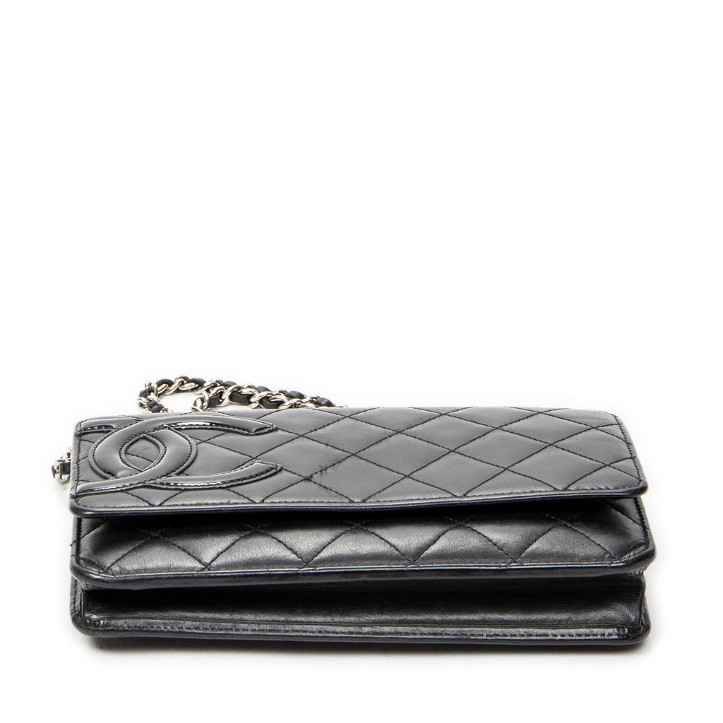 Wallet Cambon Ligne Wallet on Chain Black Quilted Lambskin Leather