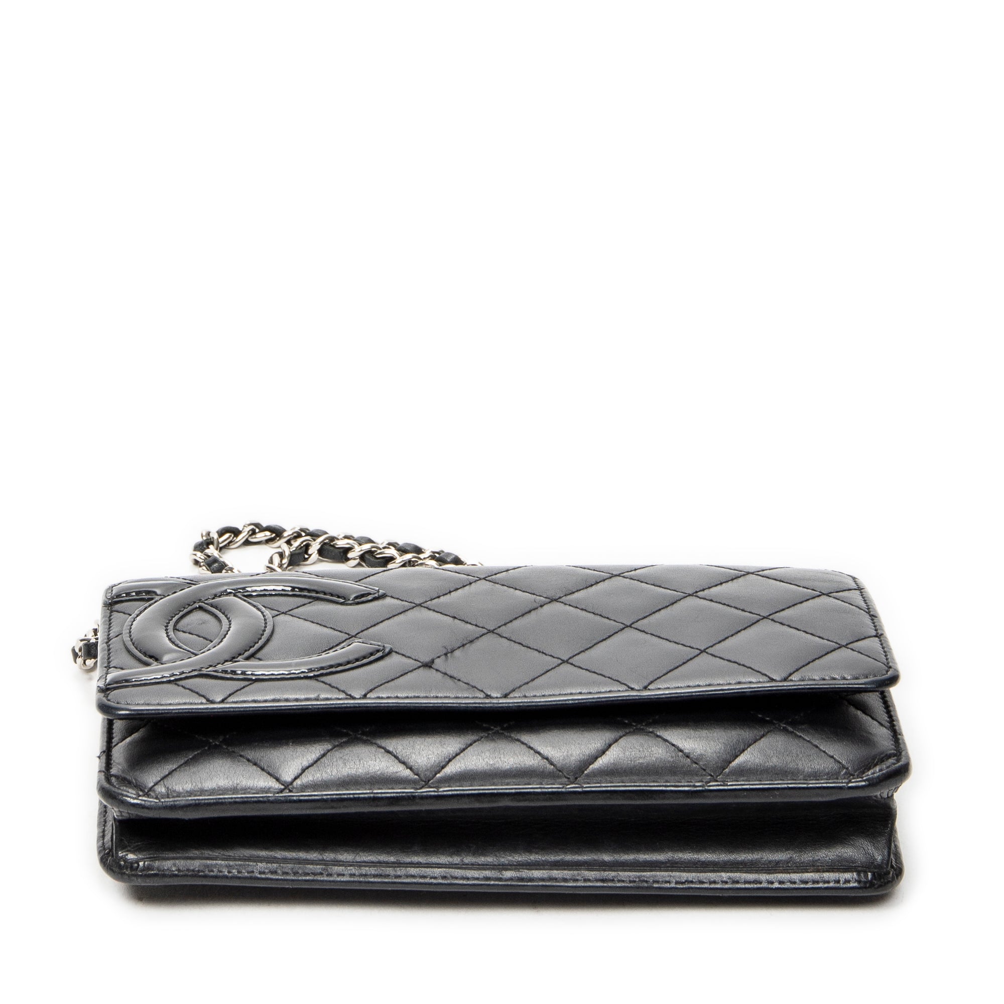 Wallet Cambon Ligne Wallet on Chain Black Quilted Lambskin Leather