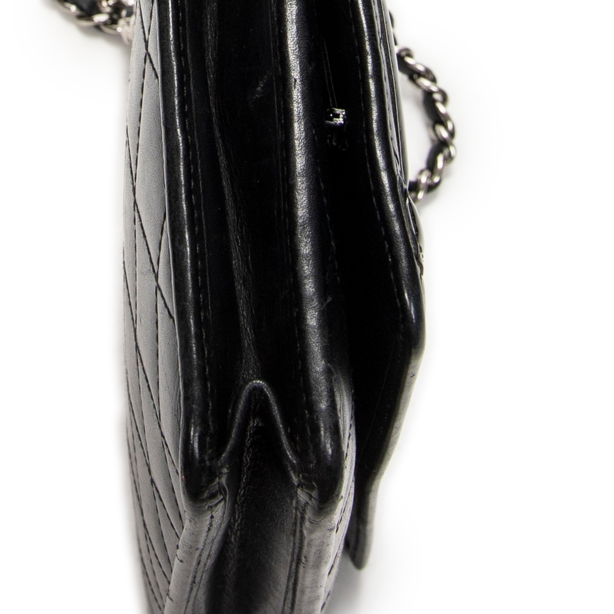 Wallet Cambon Ligne Wallet on Chain Black Quilted Lambskin Leather