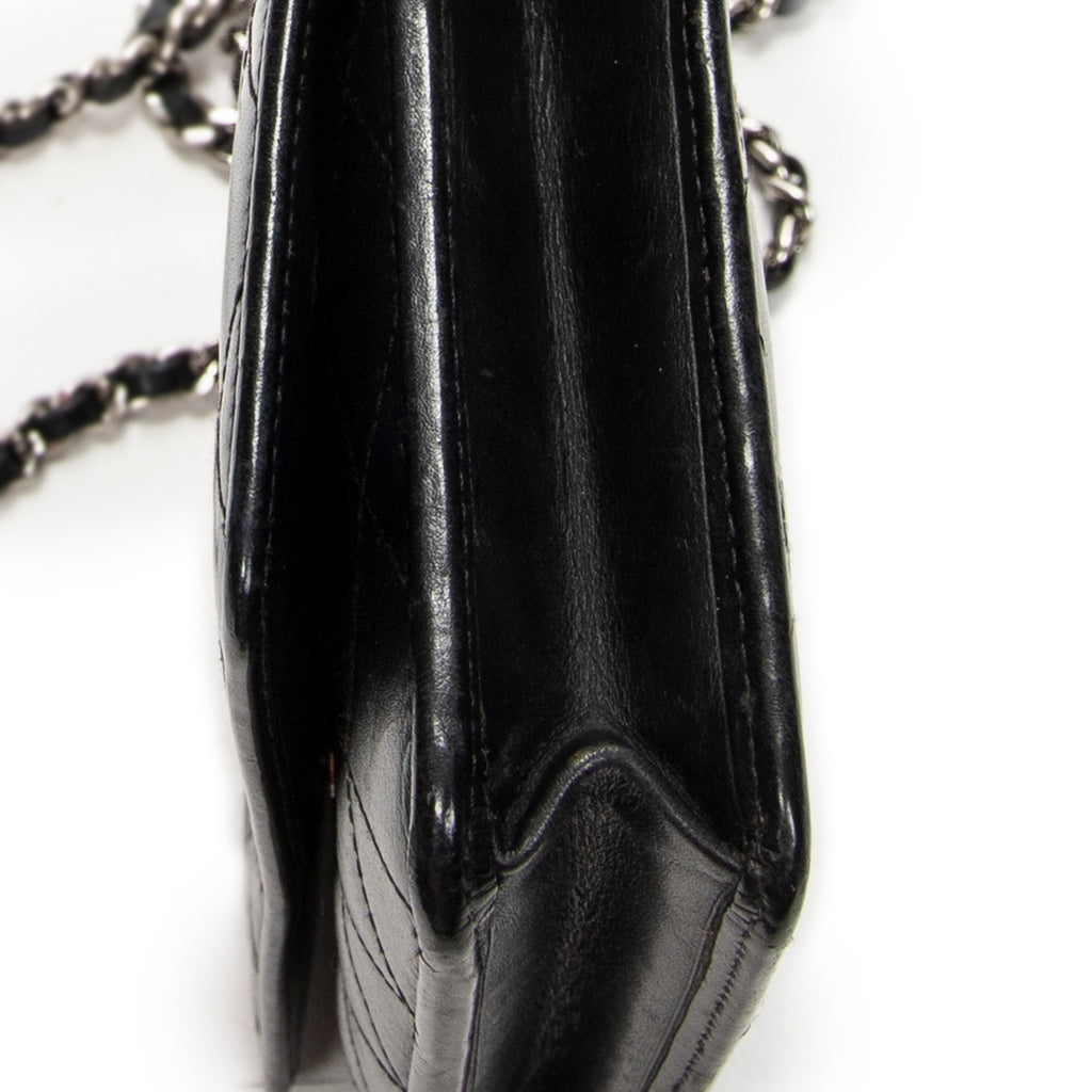 Wallet Cambon Ligne Wallet on Chain Black Quilted Lambskin Leather