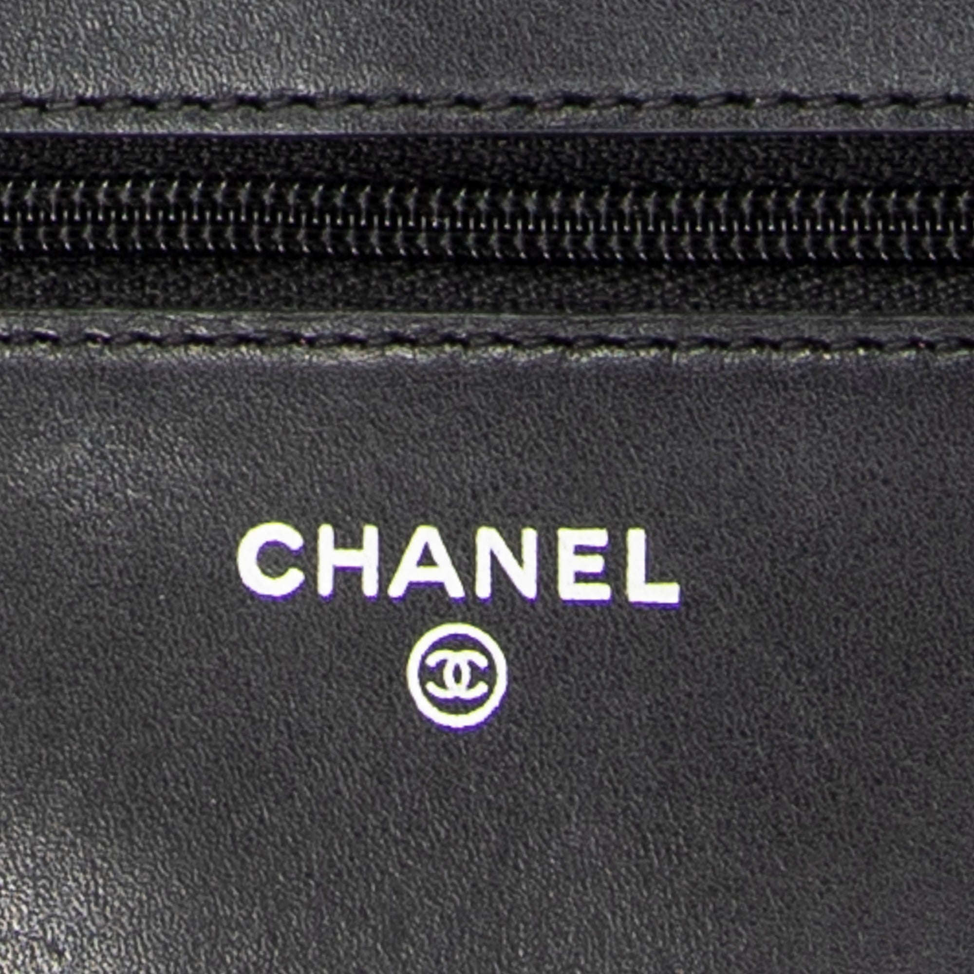 Wallet Cambon Ligne Wallet on Chain Black Quilted Lambskin Leather
