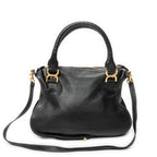 Shoulder Bag Medium Marcie Black Calfskin Leather
