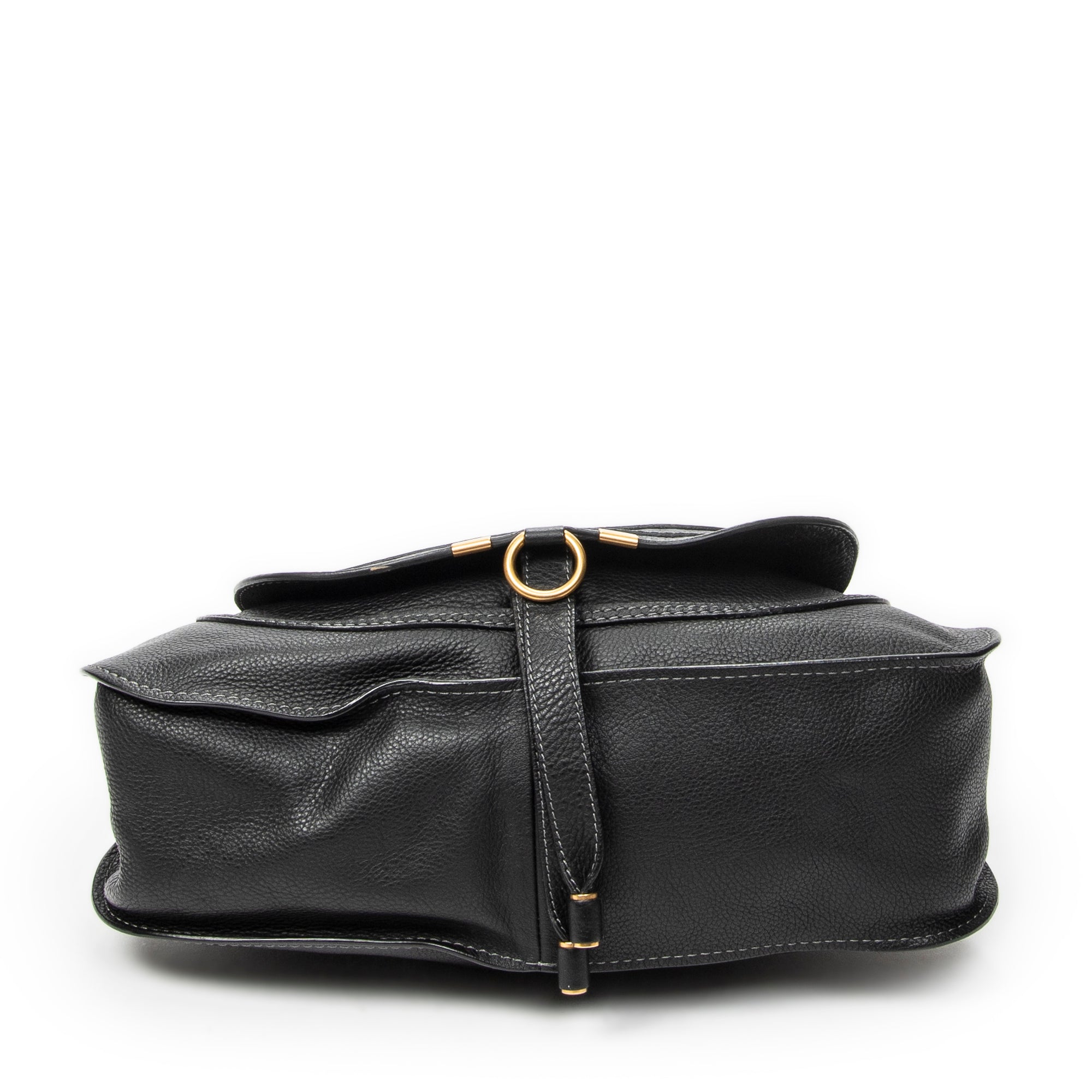 Shoulder Bag Medium Marcie Black Calfskin Leather