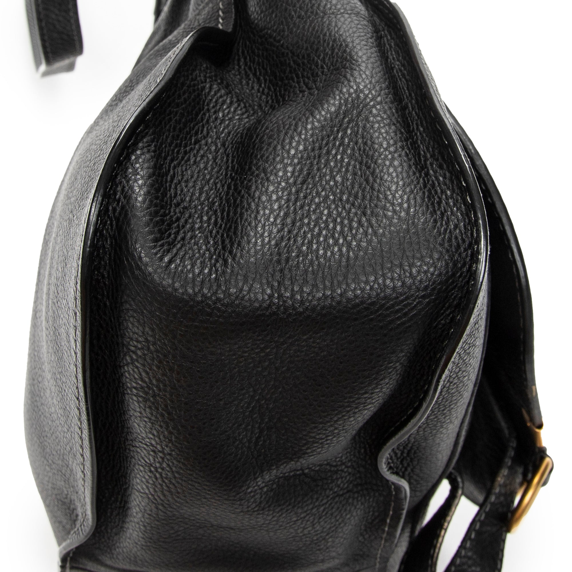 Shoulder Bag Medium Marcie Black Calfskin Leather
