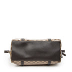 Shoulder Bag Medium GG Charm Top Handle Beige Crystal Coated Canvas