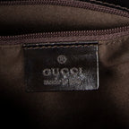 Shoulder Bag Shoulder Hobo Dark Brown Monogrammed Nylon Canvas