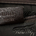 Shoulder Bag Large Flap Messenger Dark Brown Guccissima Leather