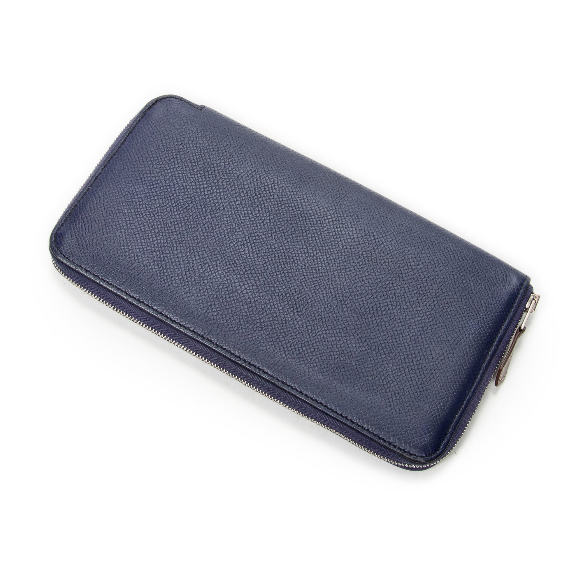 Wallet Azap Silk'In Classique Long Wallet Blue Saphir Epsom Leather