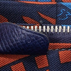 Wallet Azap Silk'In Classique Long Wallet Blue Saphir Epsom Leather