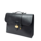 Handbag Sac A Depeches 41 Black Box Leather