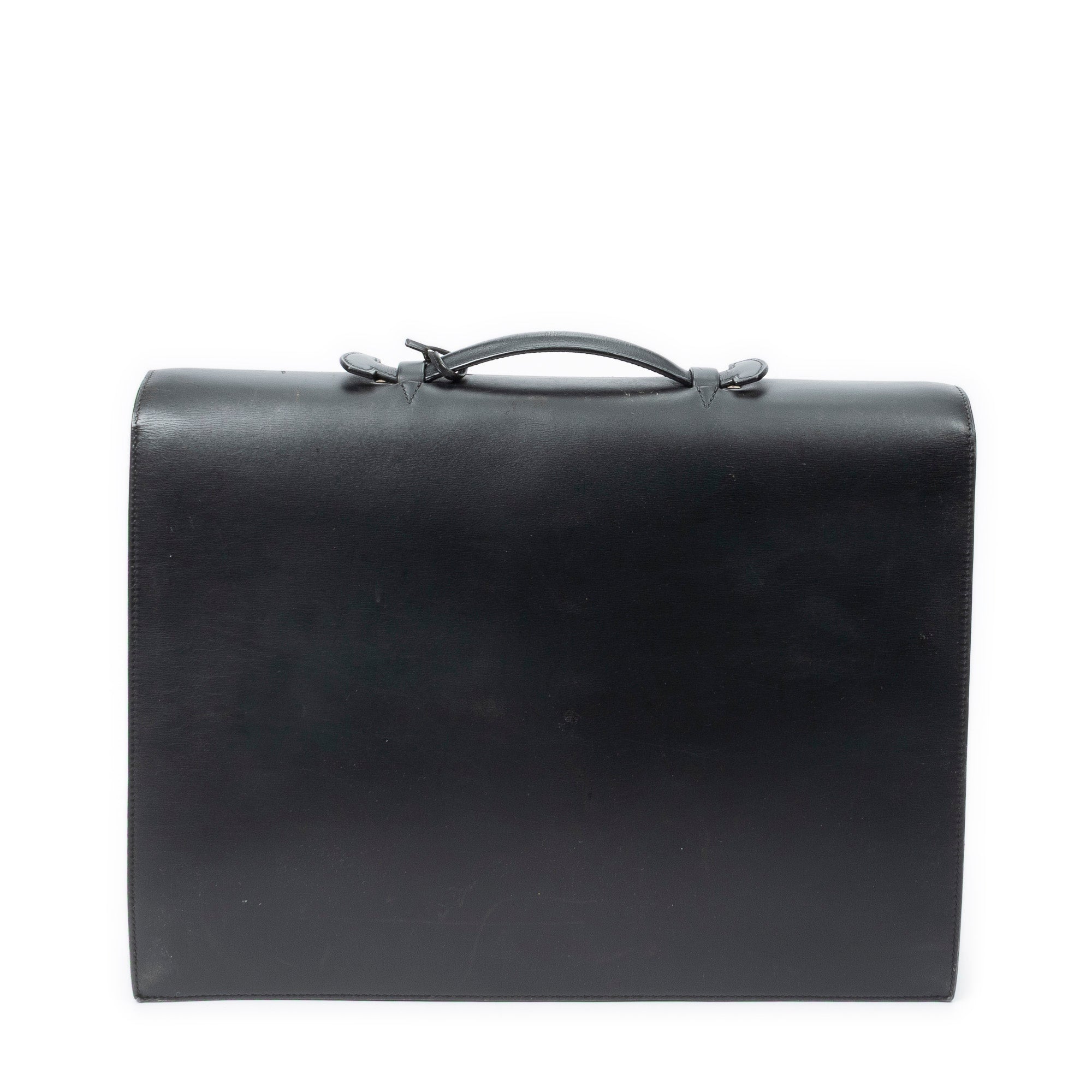 Handbag Sac A Depeches 41 Black Box Leather