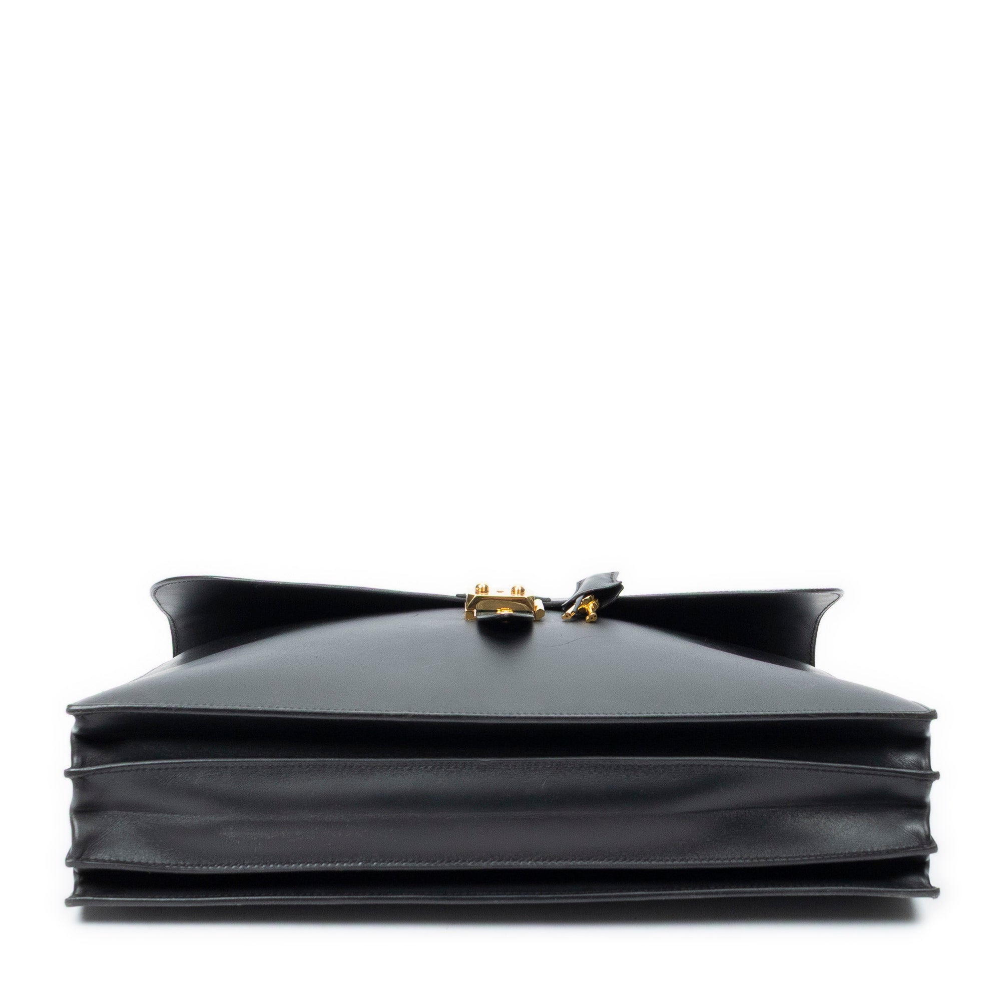 Handbag Sac A Depeches 41 Black Box Leather