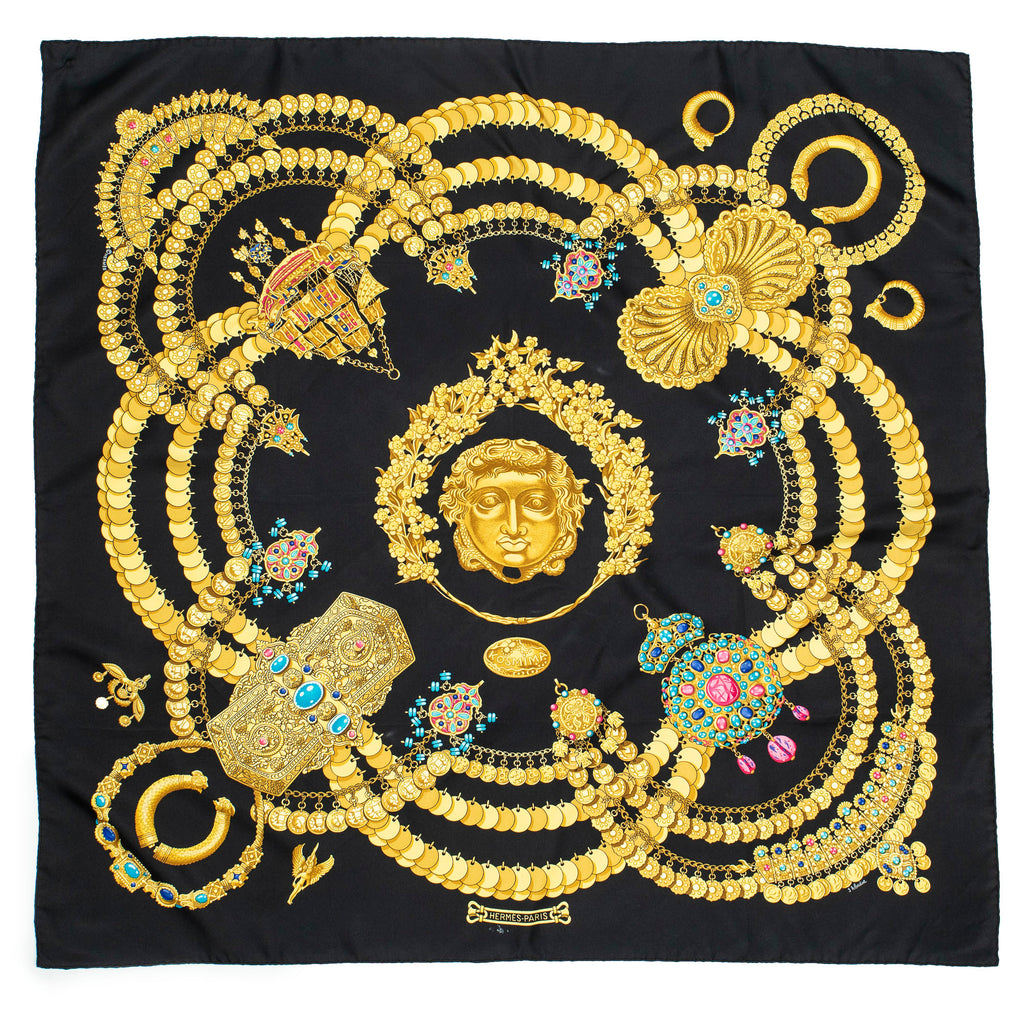 Scarf Scarf Black 100% Twill Silk