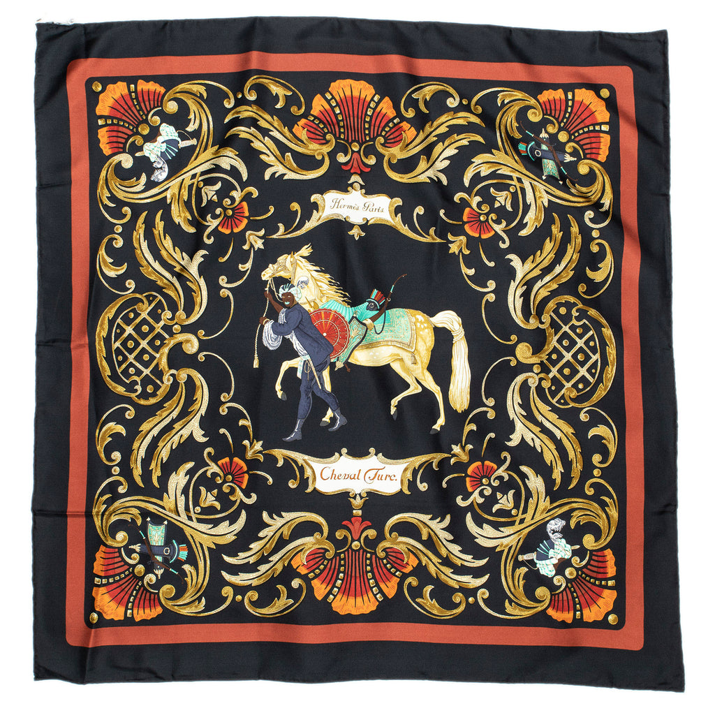 Scarf Scarf Black 100% Twill Silk