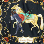 Scarf Scarf Black 100% Twill Silk
