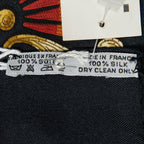 Scarf Scarf Black 100% Twill Silk