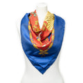 Scarf Scarf Blue 100% Twill Silk