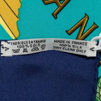 Scarf Scarf Navy 100% Twill Silk