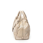 Shoulder Bag Amazona 28 Light Beige Calfskin Leather