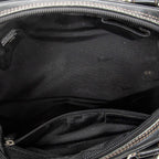 Handbag Vintage Anagram Dome Tote Black Calfskin Leather