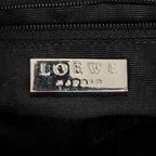 Handbag Vintage Anagram Dome Tote Black Calfskin Leather