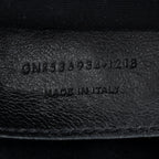 Shoulder Bag Baby Duffle Black Studded Calfskin Leather