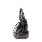 Shoulder Bag Cutout Y Bucket Crossbody Black Cutout Y Leather