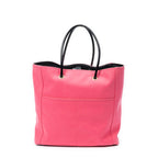 Shoulder Bag Lucky Chyc Tote Pink Woven Canvas