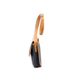 Shoulder Bag Vintage Flap Crossbody Tan Woven Coated Canvas