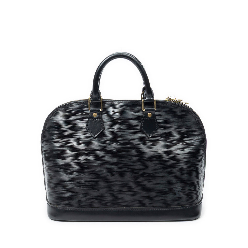 Handbag Alma PM Black Epi