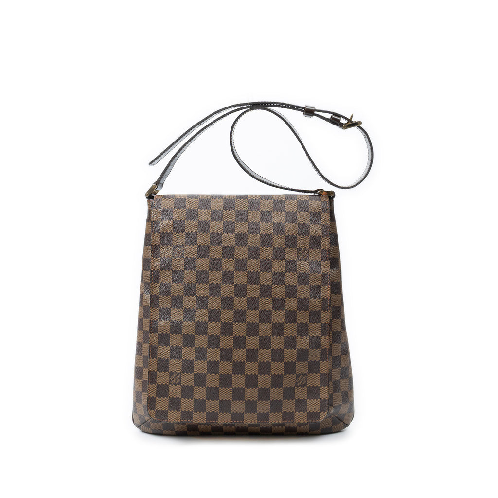 Shoulder Bag Musette Brown Damier Ebene