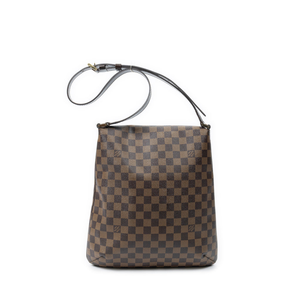 Shoulder Bag Musette Brown Damier Ebene